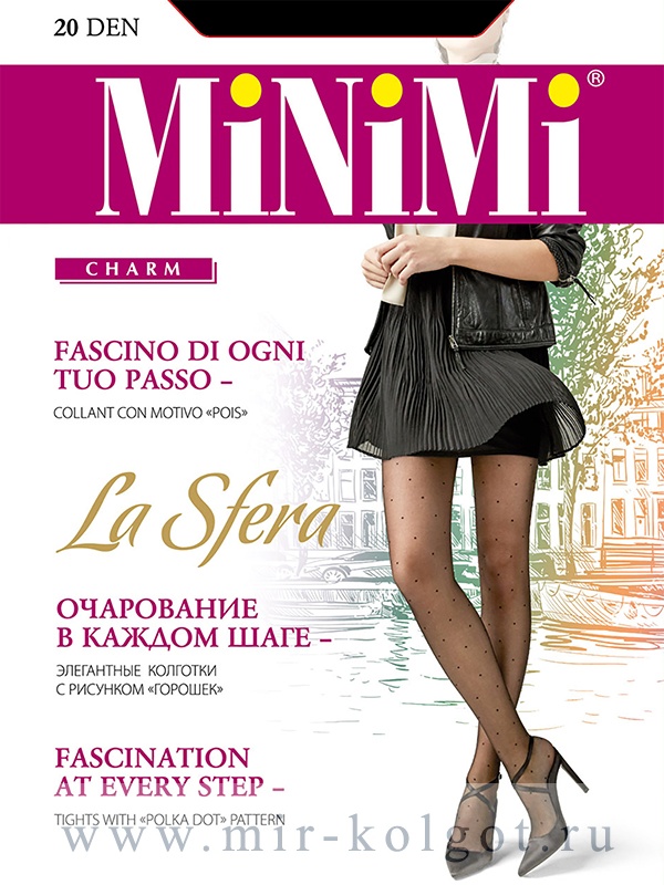 Minimi La Sfera 20 от магазина Мир колготок и чулок
