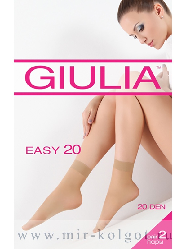 Giulia Easy 20 Calzino, 2 Paia от магазина Мир колготок и чулок