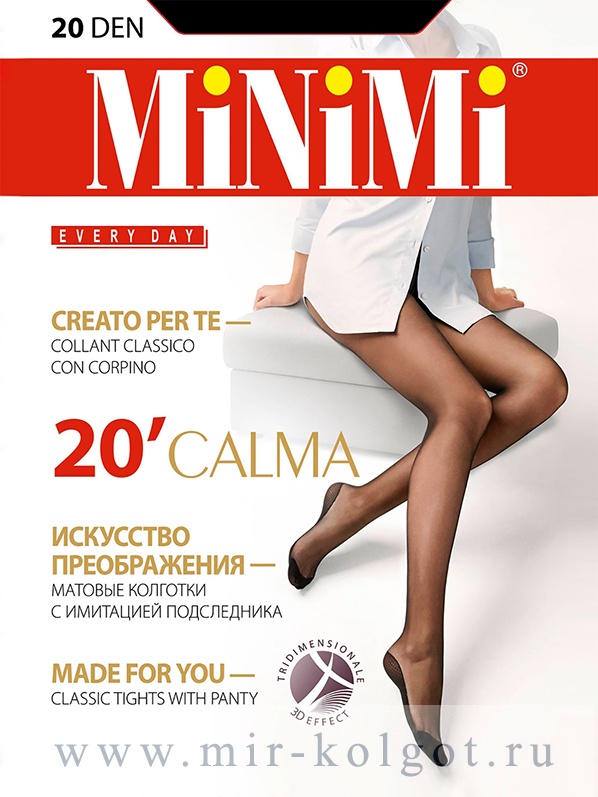 Каталог Minimi Calma 20 от магазина www.mir-kolgot.ru