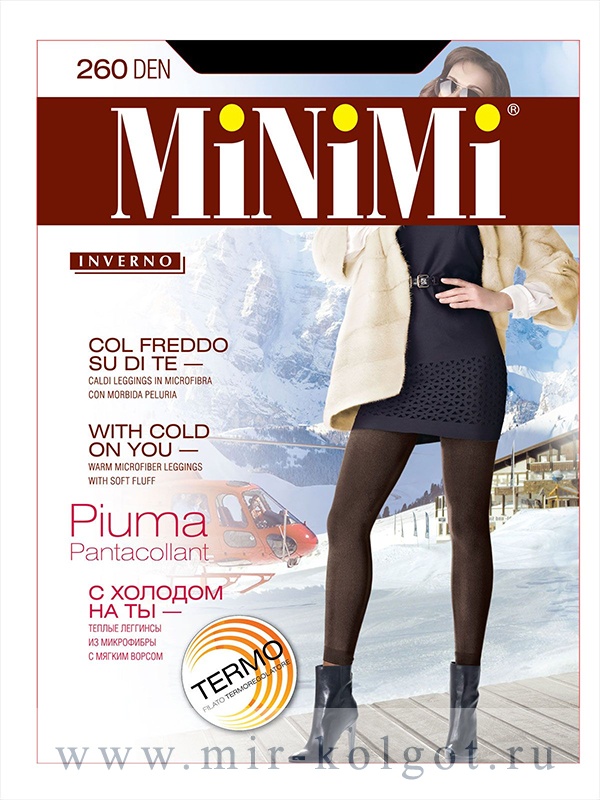 Minimi Piuma 260 Pantacollant от магазина Мир колготок и чулок