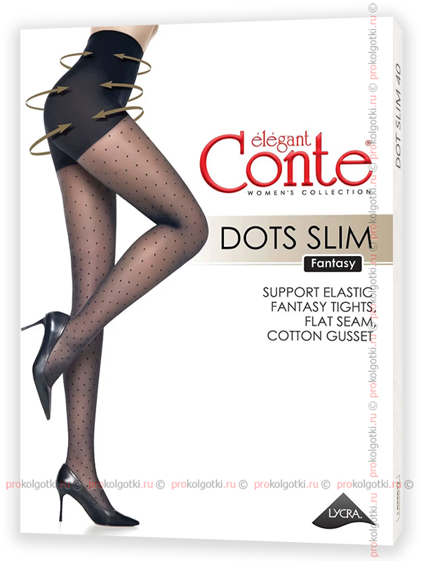 Conte Dots Slim 40 от магазина Мир колготок и чулок